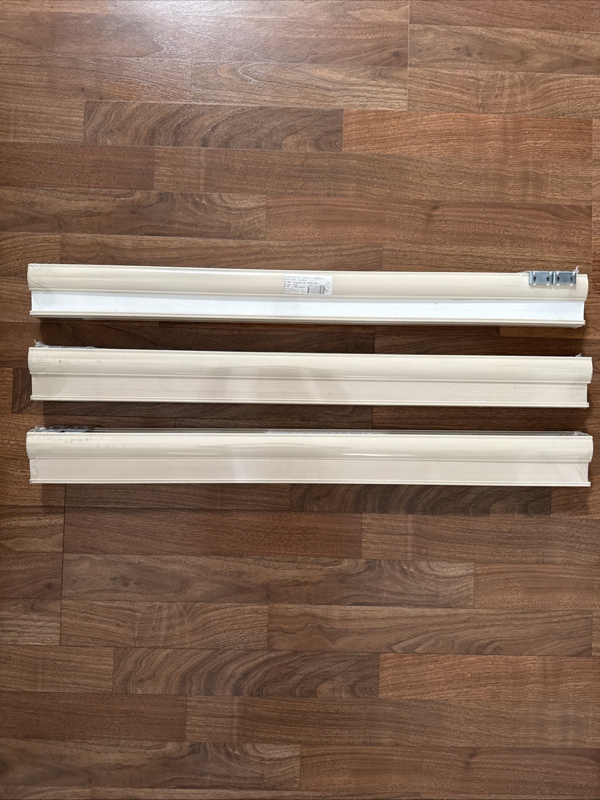 Set Of 3- Cordless American Blinds Shades UNOPENED Beige Inside Frame 34”x35”