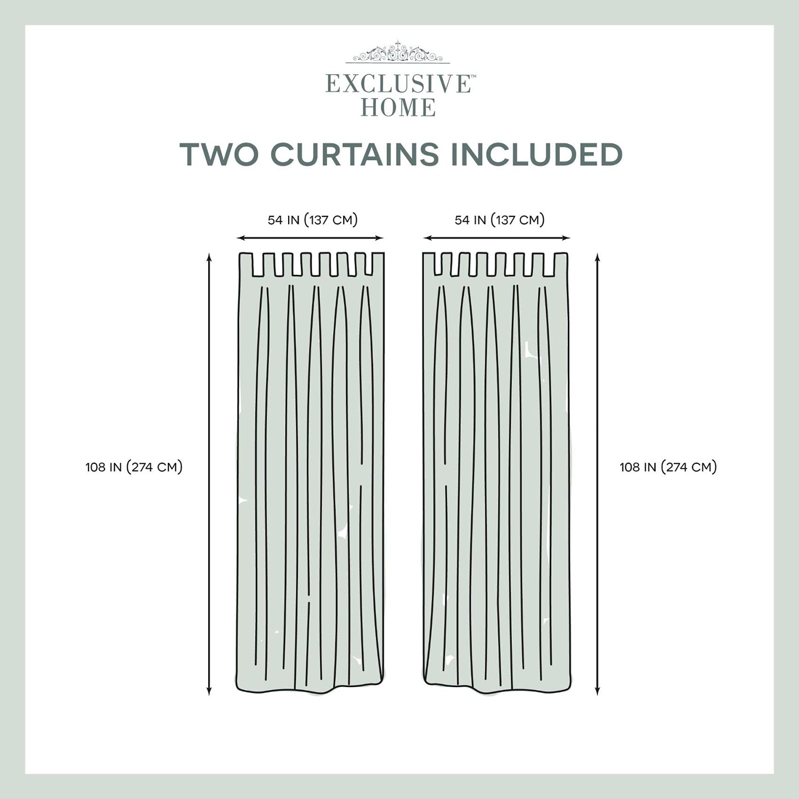Cabana Solid Indoor/Outdoor Light Filtering Hook-and-Loop Tab Top Curtain Pan…