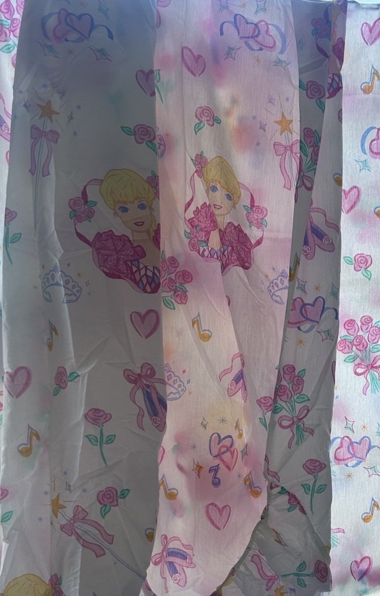 90s Disney Barbie Sheet set (Twin)