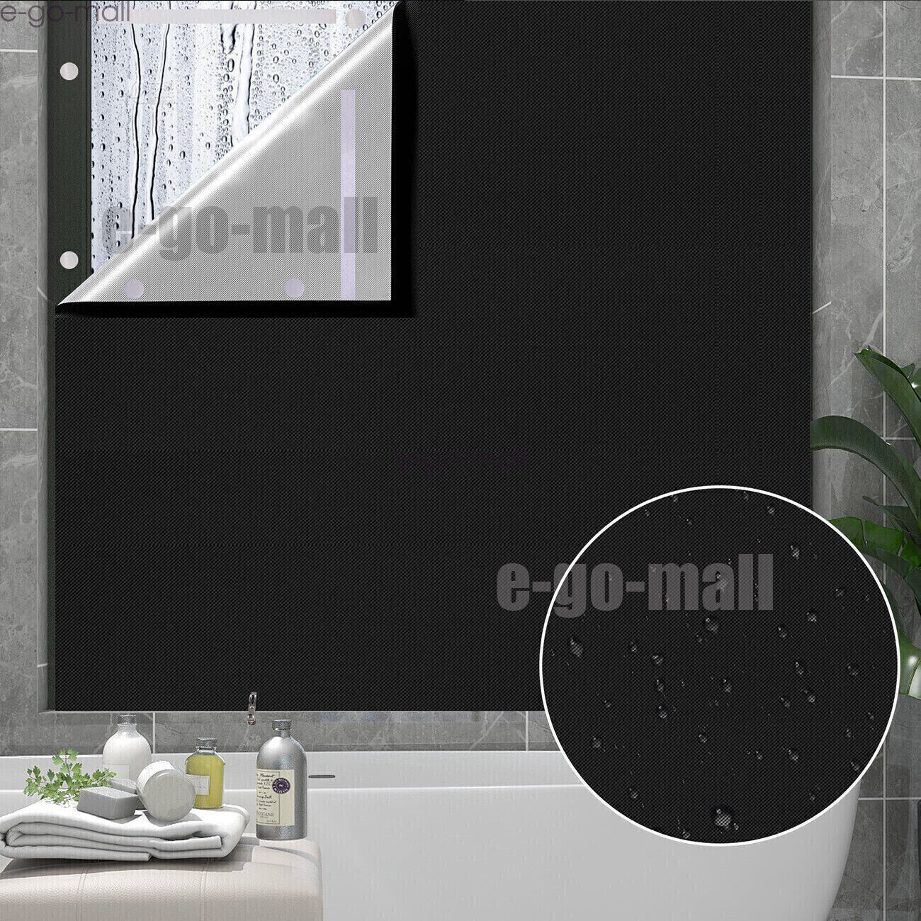 100% Blackout Roller Shades Cordless Window Blind Curtains for Nursery Travel
