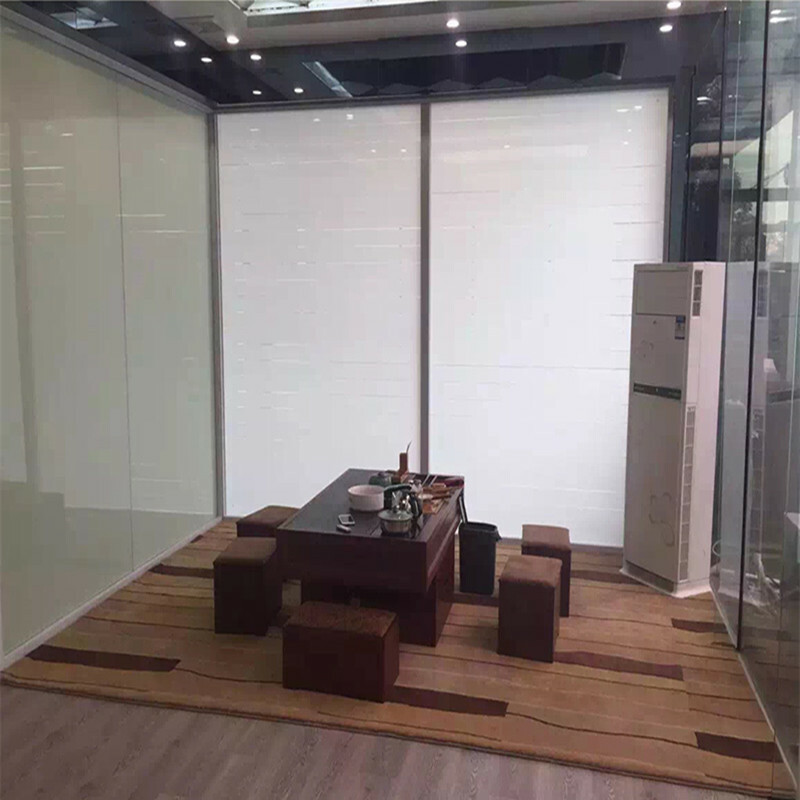 6″ x 12″ Opaque White Smart Window Film Self-adhesive PDLC Glass Tint sample