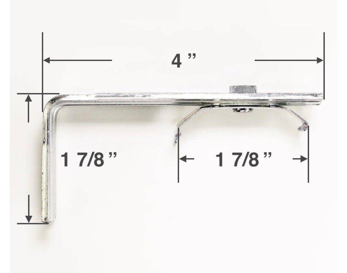G-71 HEADRAIL VERTICAL BLIND OUTSIDE MOUNT BRACKET: GRABER – NEW – GRABER