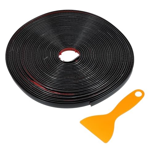 Car Truck Window Trim Strip 5/16″ Width 32Ft 10m Self Adhesive 8mm Black