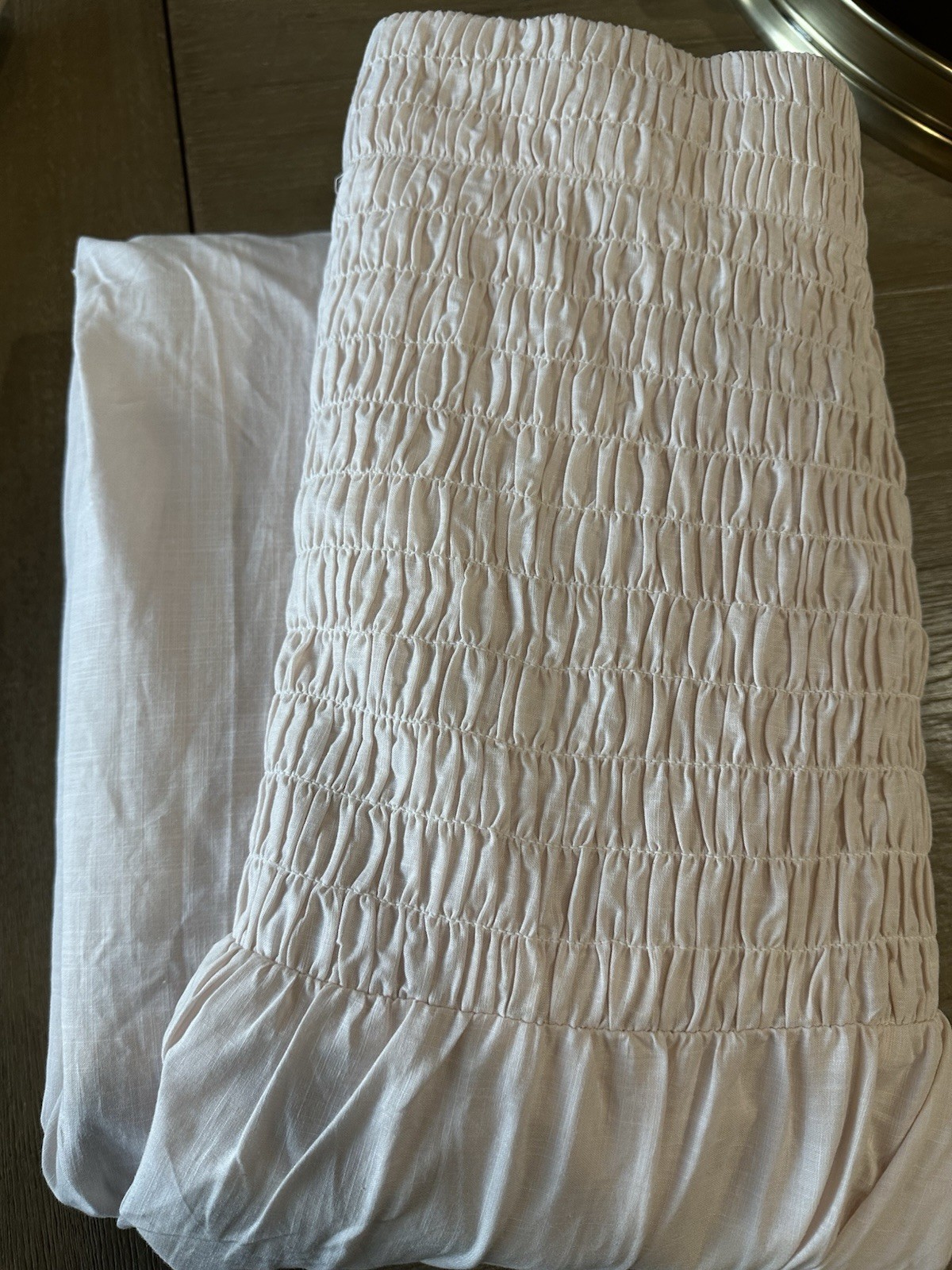 Pottery Barn Kids 2 Smocked top Blackout Curtains panel 44×96″ Blush