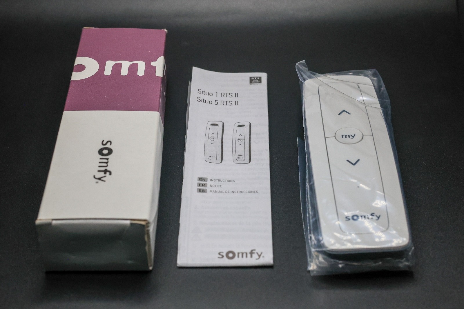 Somfy Situo 1 RTS FCC PURE II Remote for Somfy Shades Shades 1870571B