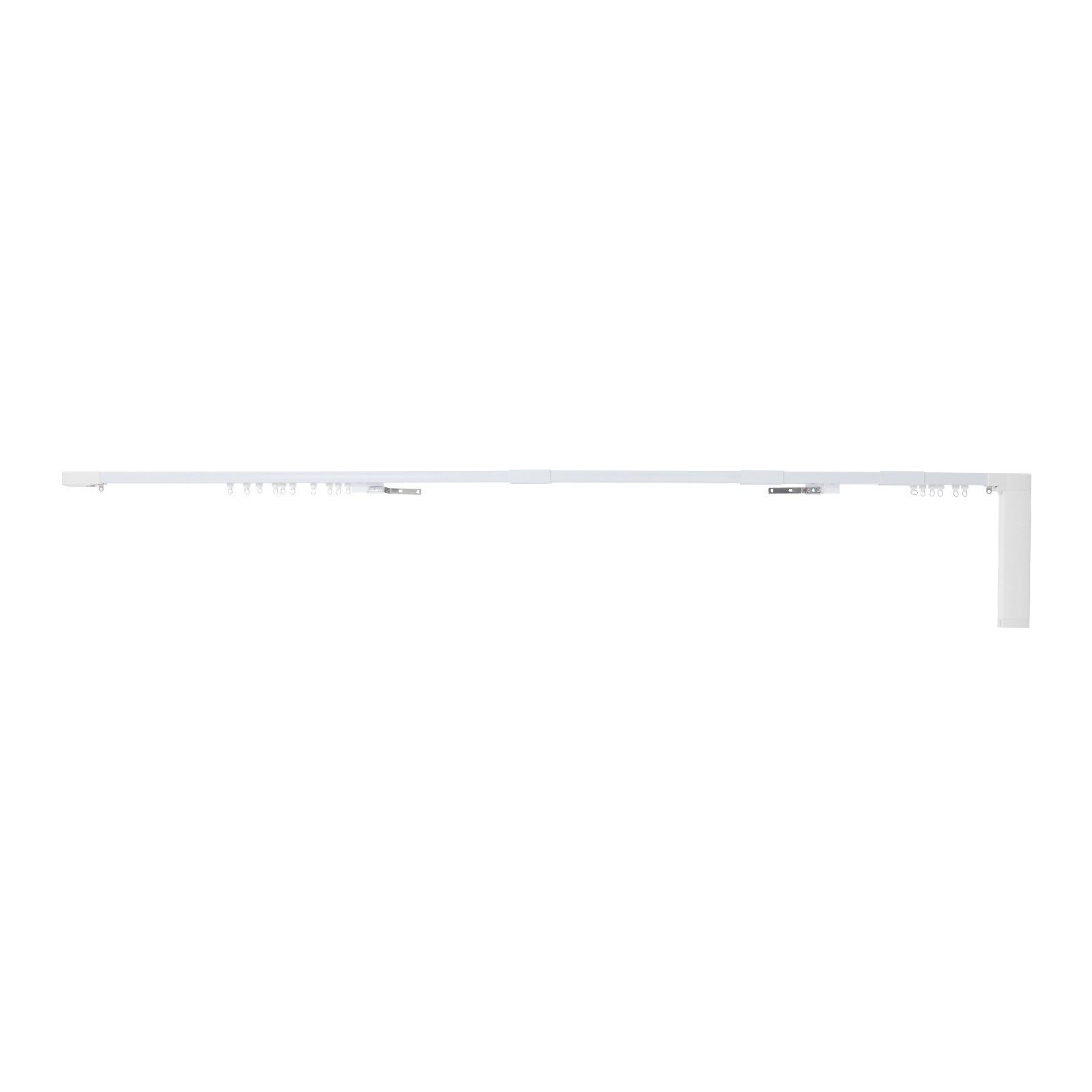 Curtain Track/Electric Curtain Rail w/ Remote Control,Adjustable 120-320cm L