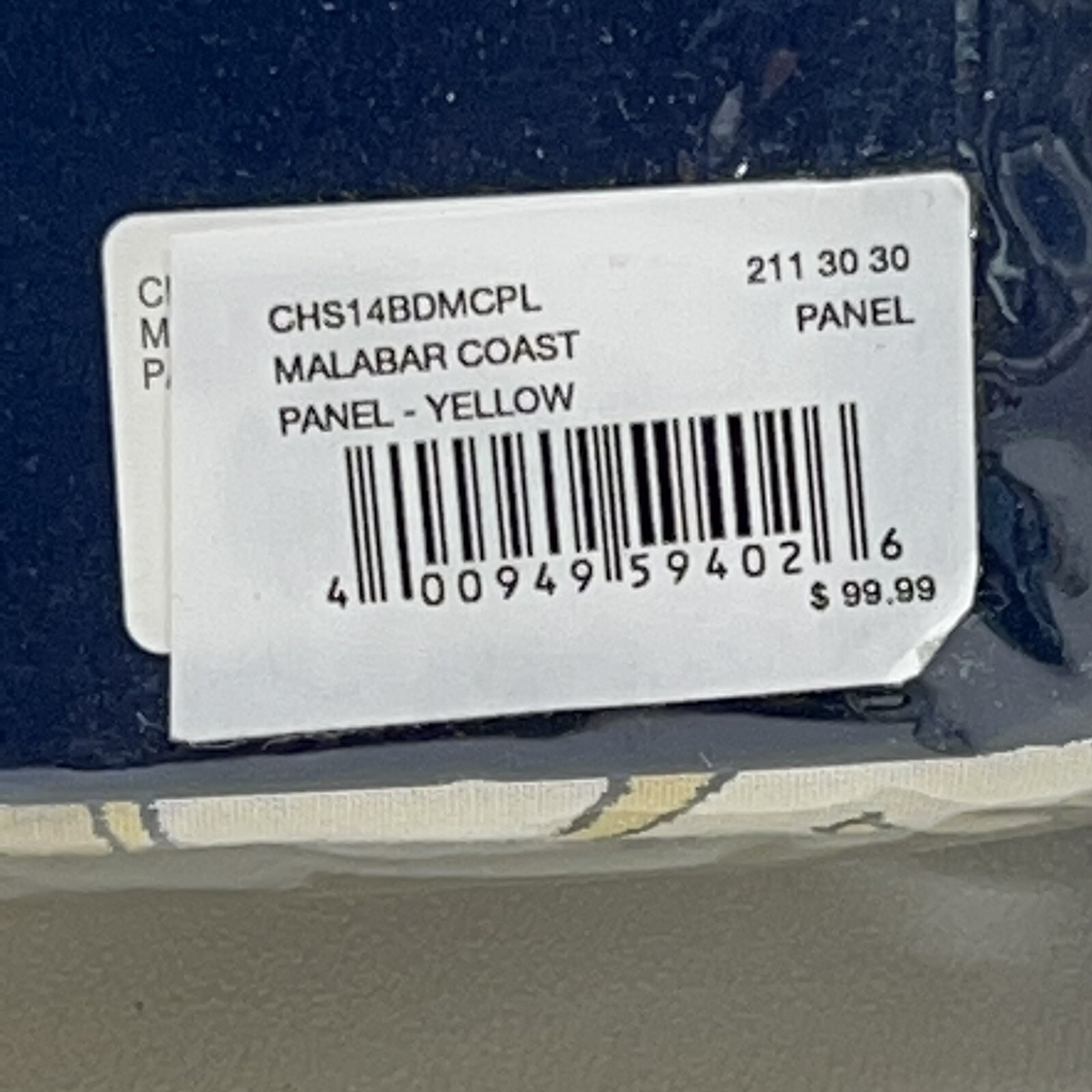 Chaps MALABAR COAST Two Panels, NEW IN PACKAGE.