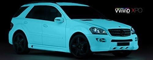 1Ft X 2Ft Blue Glow In The Dark Vinyl Vehicle Wrap For Cars Boats Diy New Kit