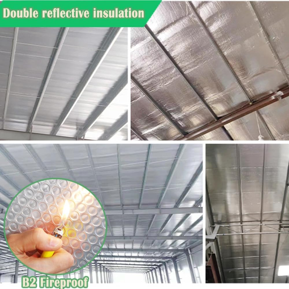 24″x 10 Ft Reflective Window Insulation,Rv Insulation for Keep Heat, Double Refl