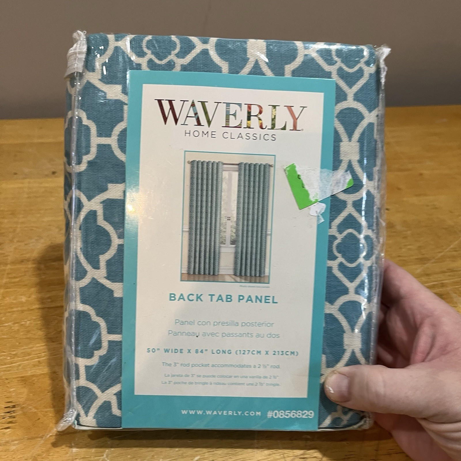 Waverly Home Classics Lovely Lattice Teal Panels 50×84” Set Of 2 100% Cotton