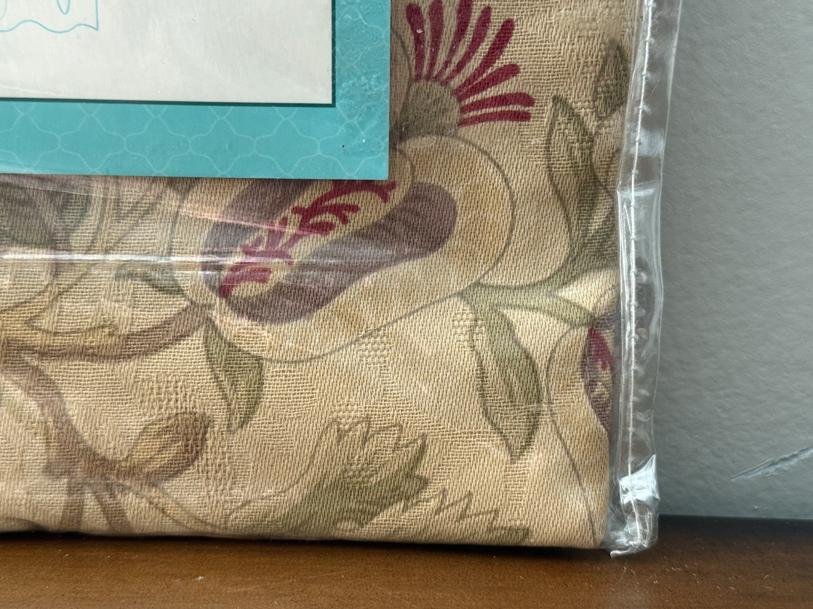 Waverly Imperial Dress Antique Tiers (1 Pair) Curtains L52″Wx24”L New Old Stock