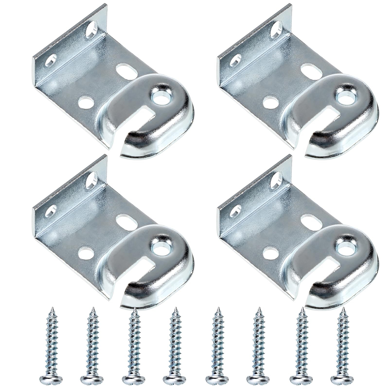 Metal Window Shade Brackets-4PCS Roller Shade Hardware Inside and Outside Mou…