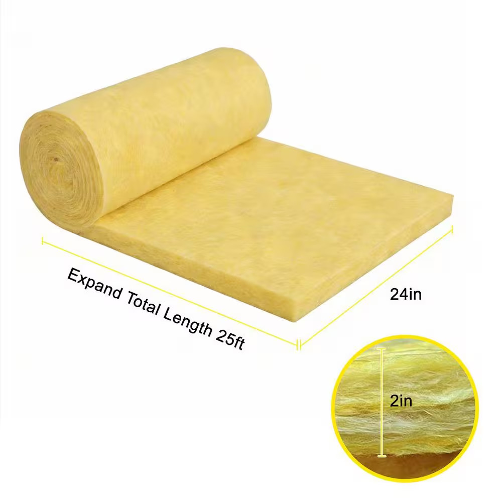 24 In. X 25 Ft. Fiberglass Insulation Roll for Outdoor/Indoor Freezing Weather,