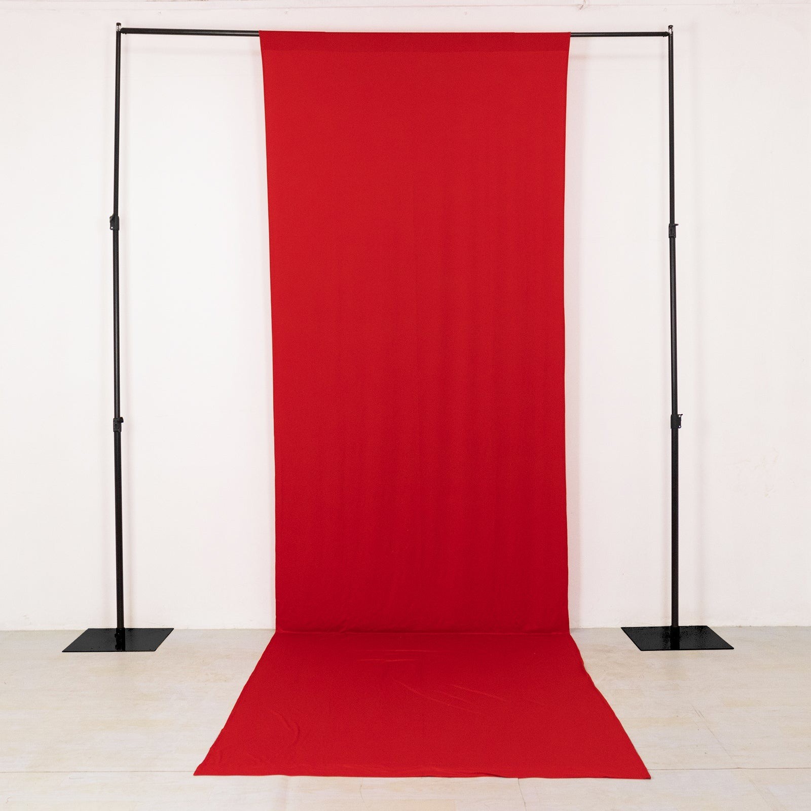 16 ft RED 4-Way Stretch Spandex Divider Backdrop Curtain Party Wedding