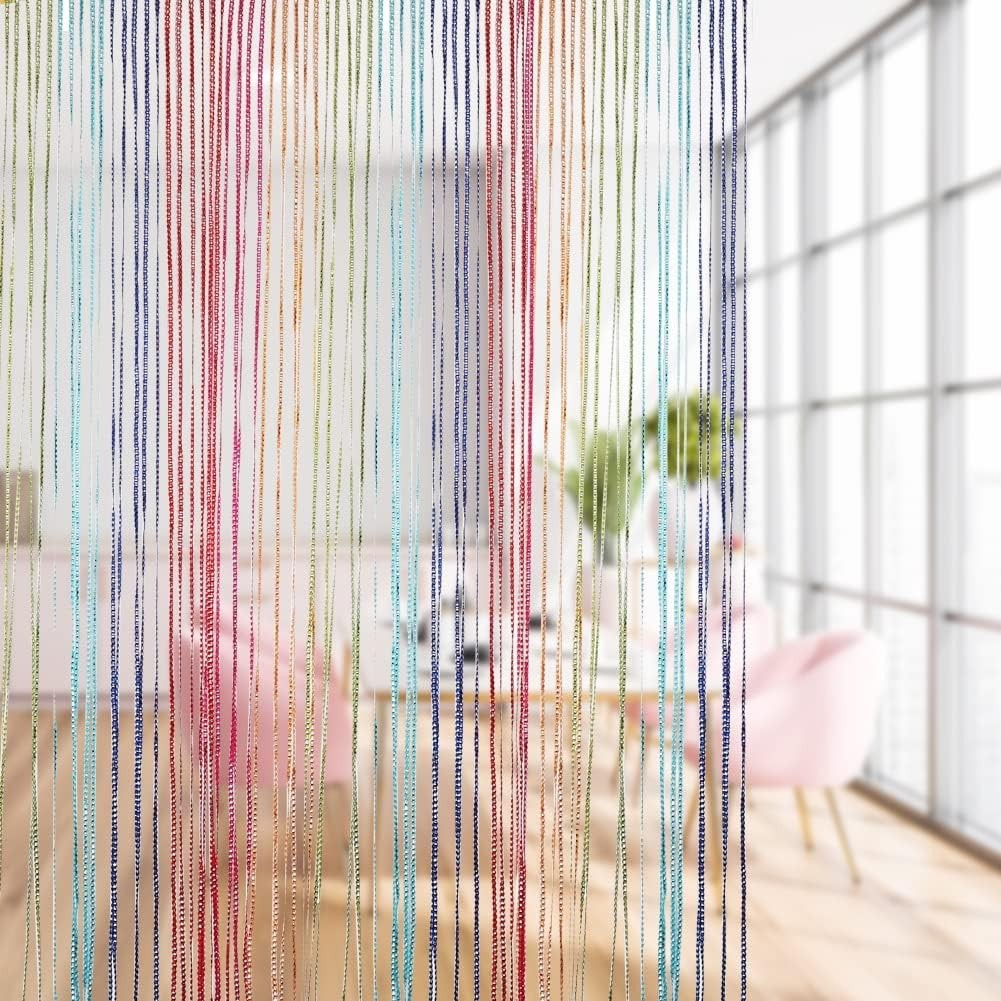 Multi Color Glitter String Curtain for Doors and Windows