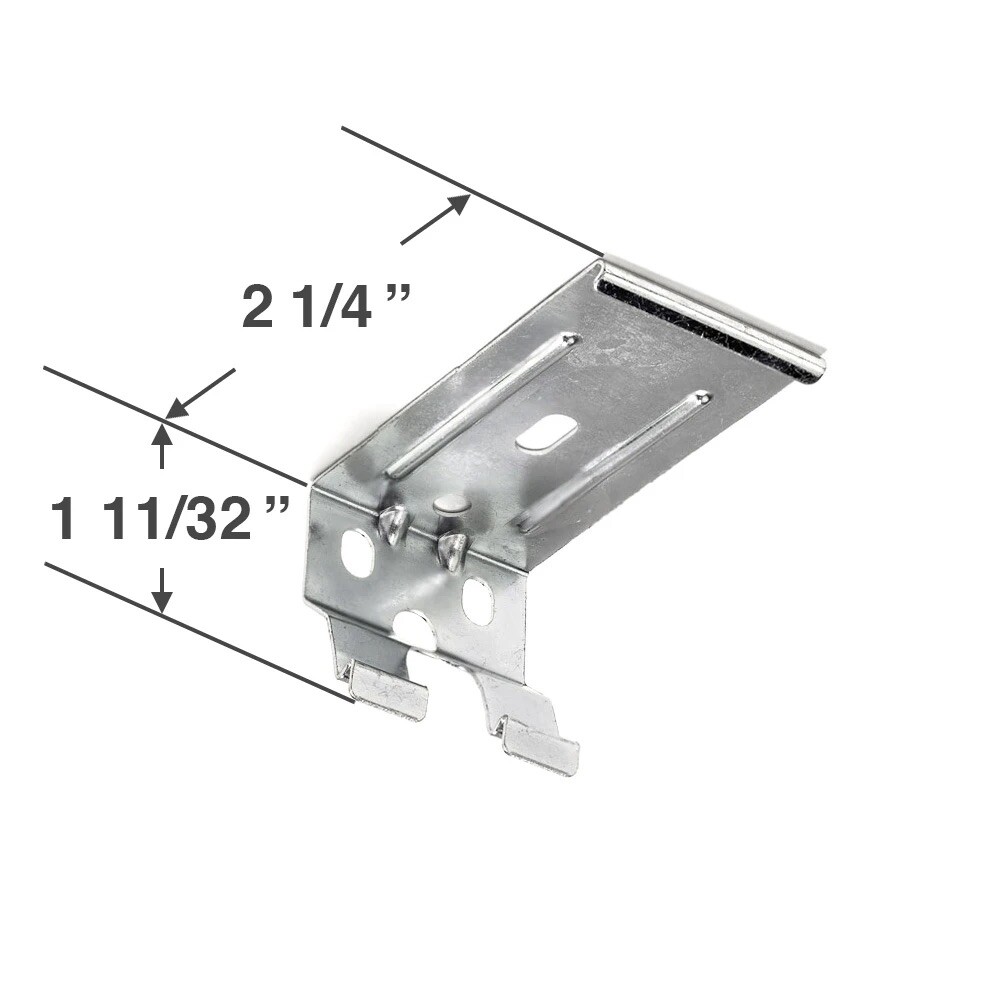Graber/Bali Crystal Pleat Cordless Cellular Shade Bracket metal Qty 3 + hardware