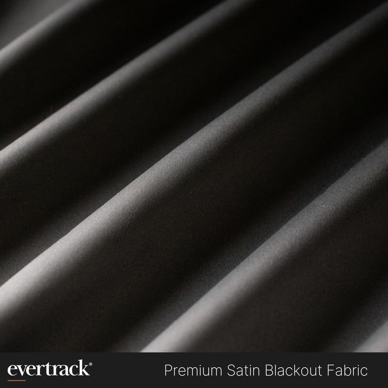 Blackout Room Divider Curtains – 100% Opaque, 108″ W x 96″ H, USA Made