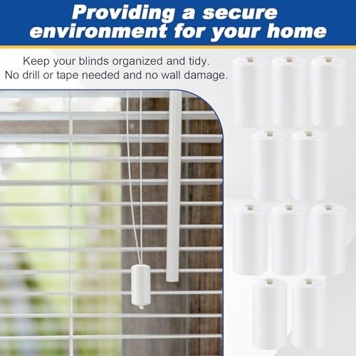 10 Pcs Breakaway Cord Condensers for Window Blinds – Anti-Strangulation Safety,