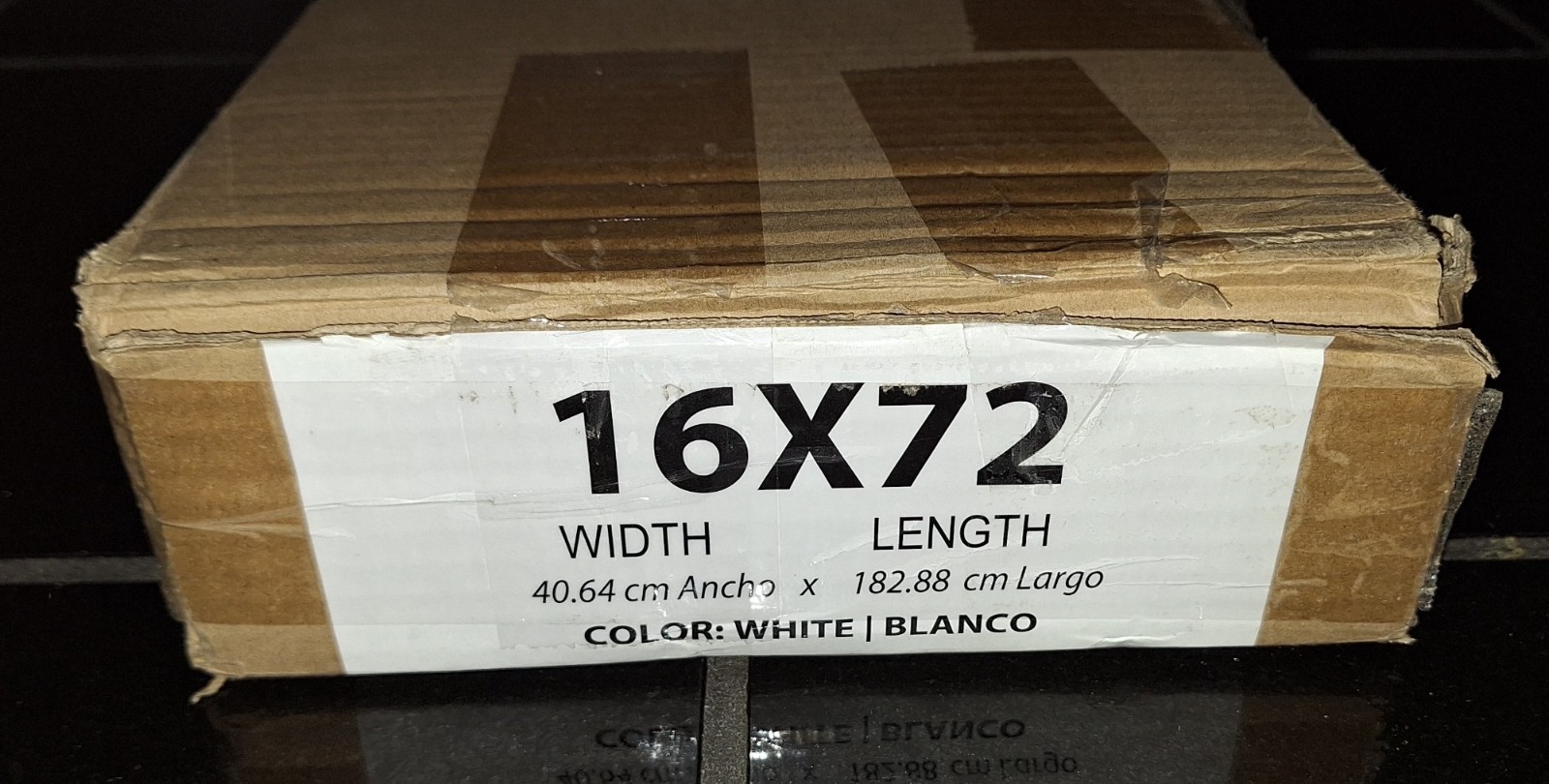 Lotus & Windoware 2-in Cordless Faux Wood Smooth Blind White 16in x 72in