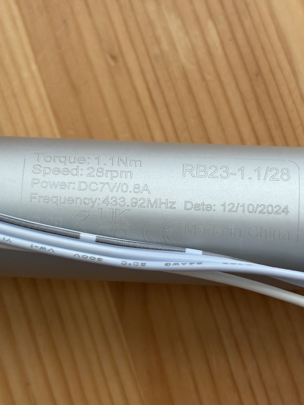 Blind Shade Motor And Remote Set