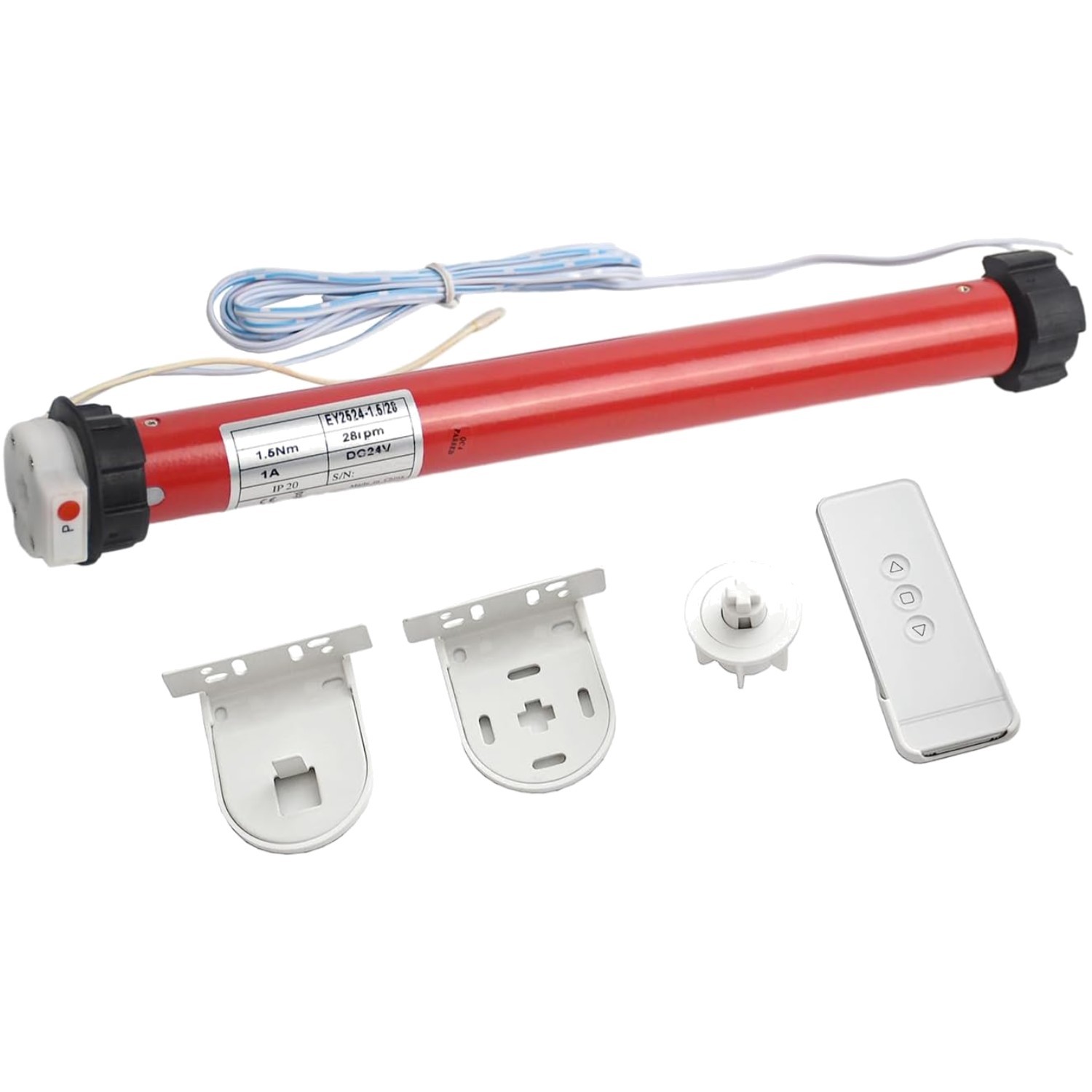 Smart 24V Roller Blinds Motor Kit for Sheer Shades – Alexa & Google Compatible