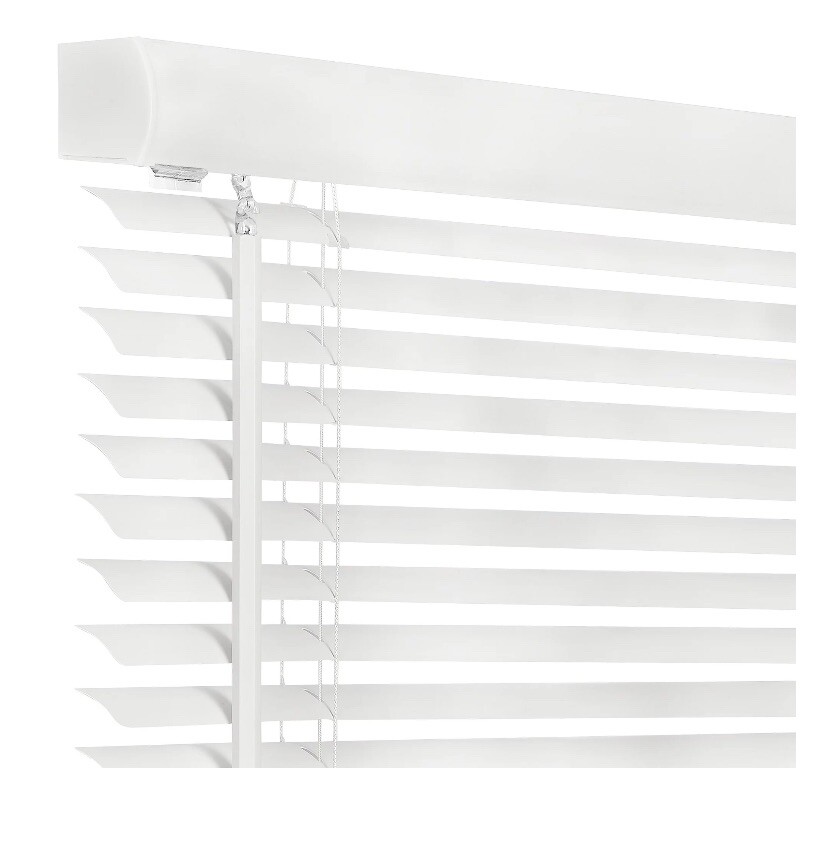 Achim Home Decor Cordless Mini Blind, 70″ x 64″, Light Filtering with 1″ Slats
