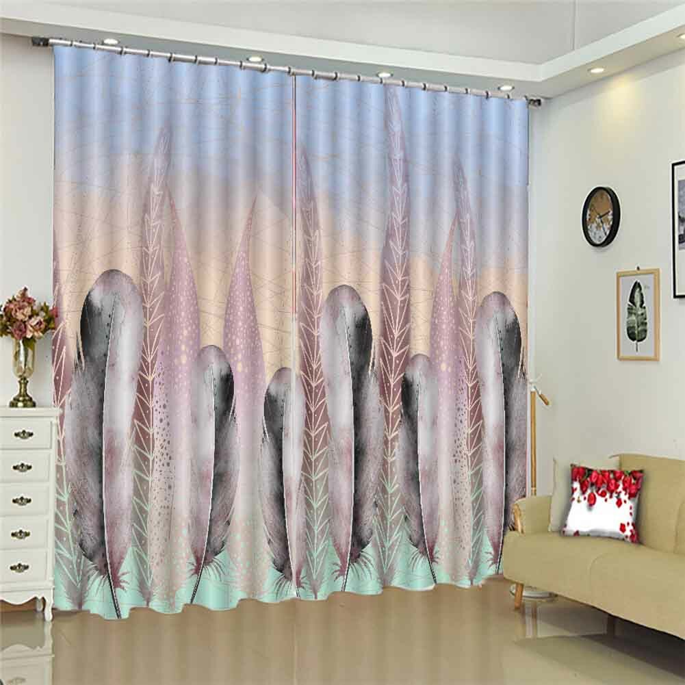Spectacular Rock Patterns 3D Blockout Photo Print Curtain Fabric Curtains Window
