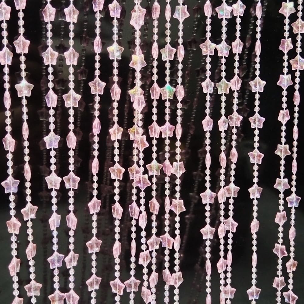 Beaded Curtain Doorways Star Acrylic Hanging Door Beads String Curtains Tasse…