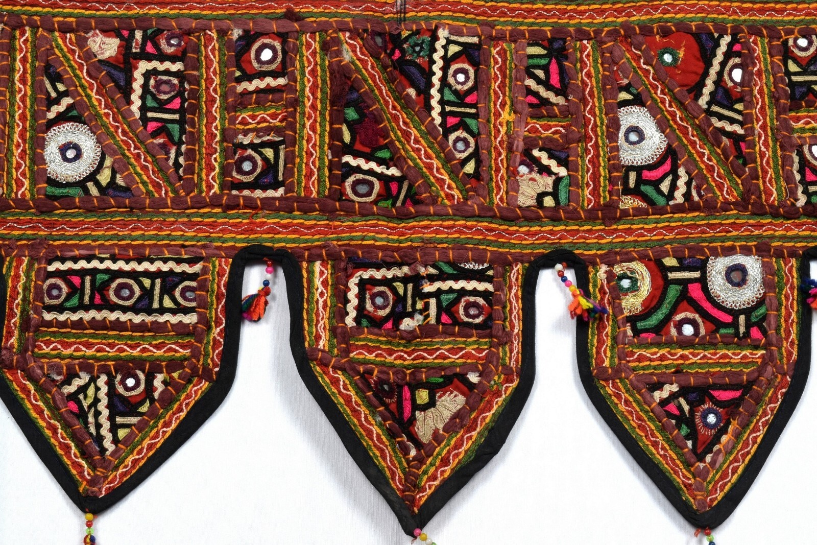 Old Patch Work Door Valance Indian Handmade Festive occasion Decor Toran i17-409