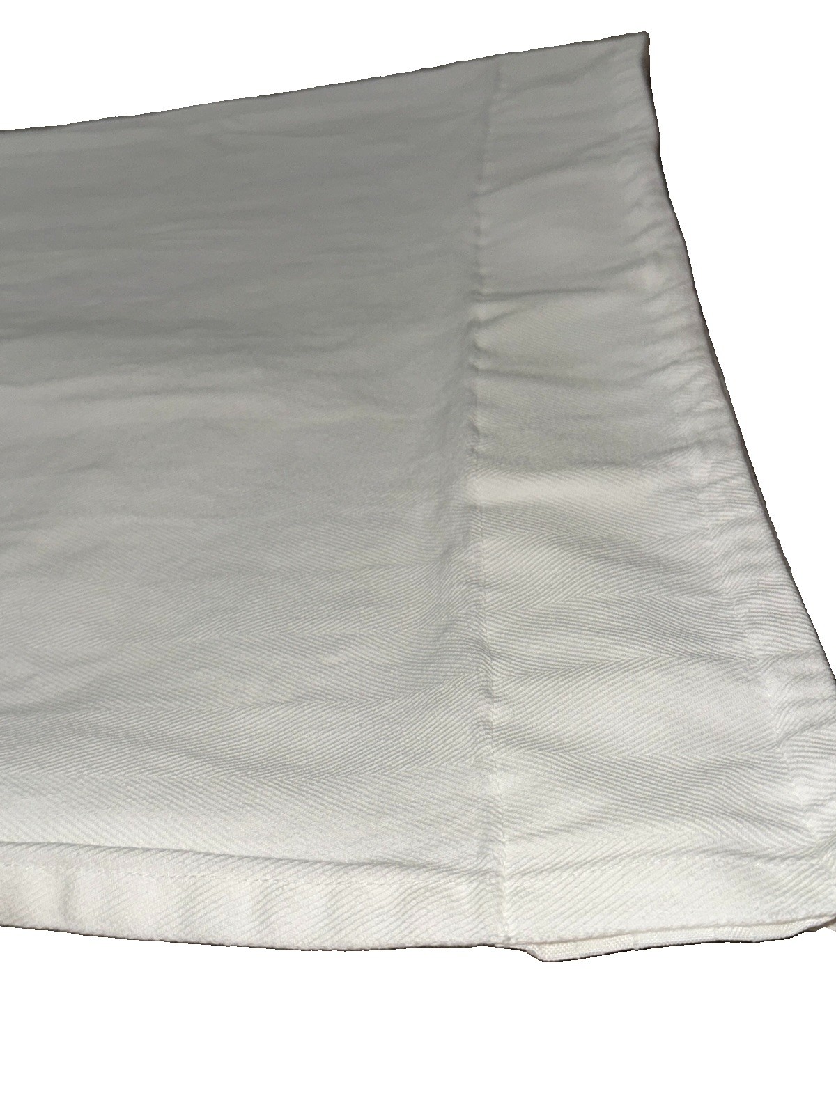 Set of 6 Ikea Tibast Curtains Warm White Herringbone Texture 92″ Long Lot Panels
