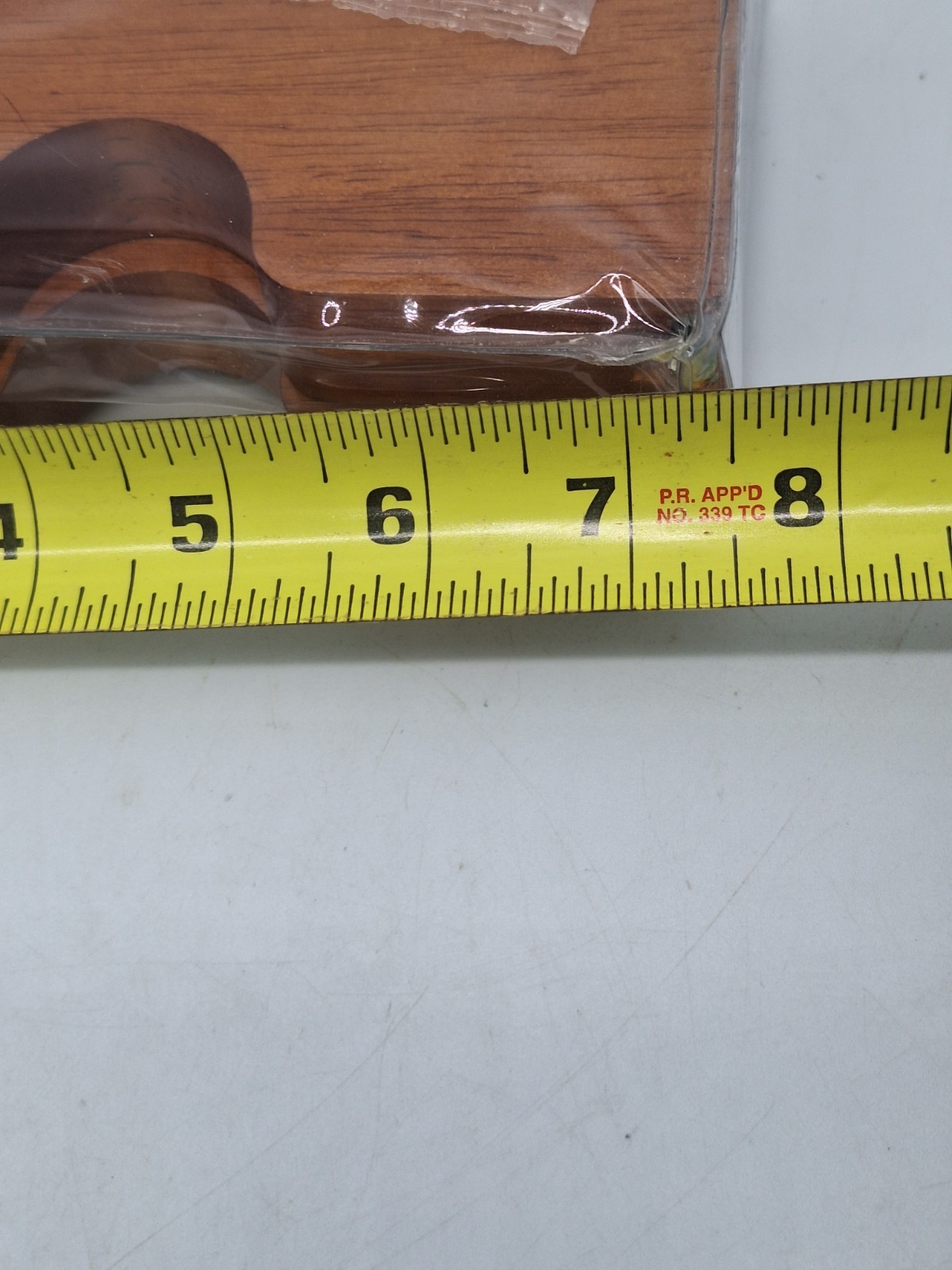 Solid Wood Double Brackets Cambria New Packaged Medium Brown 7.5″ Long 4″ Wide