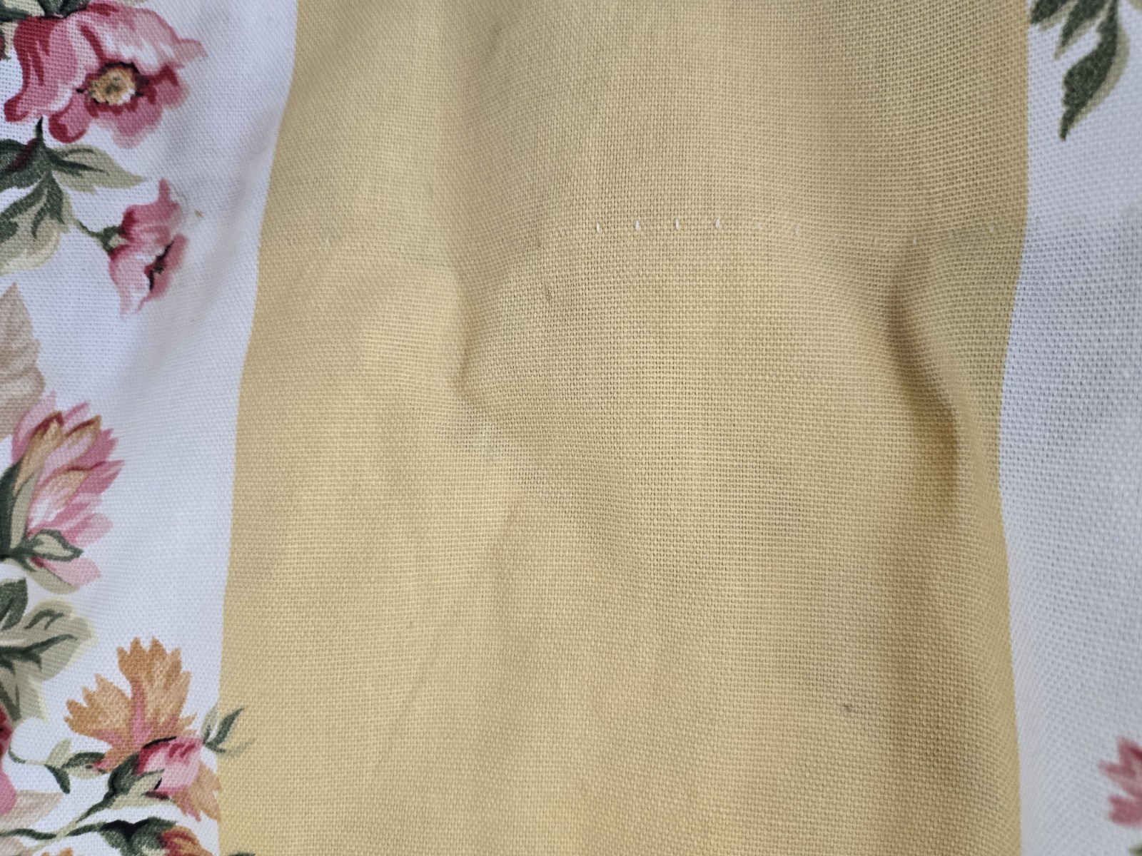 2 Custom Ralph Lauren Water Front Yellow Floral Pinch Pleat Drapes W41xL93