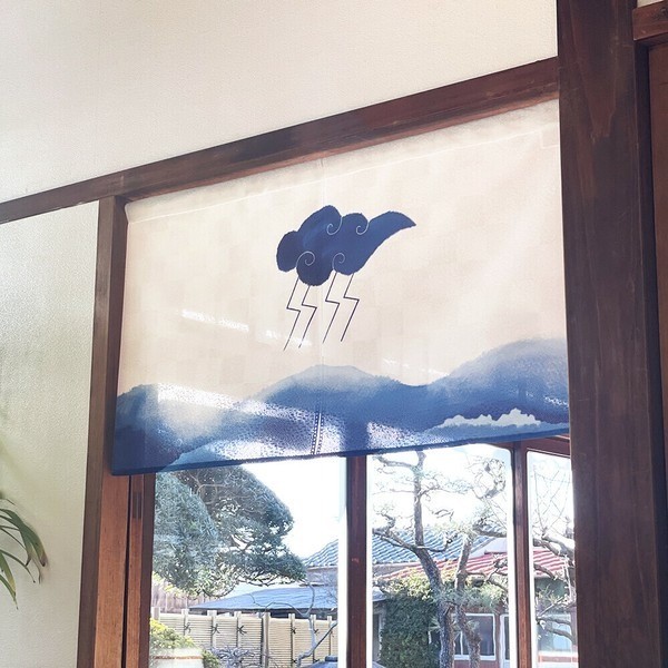 MADE IN JAPAN Japanese Noren Curtain – Traditional Rising Yellowtail Lucky Gift