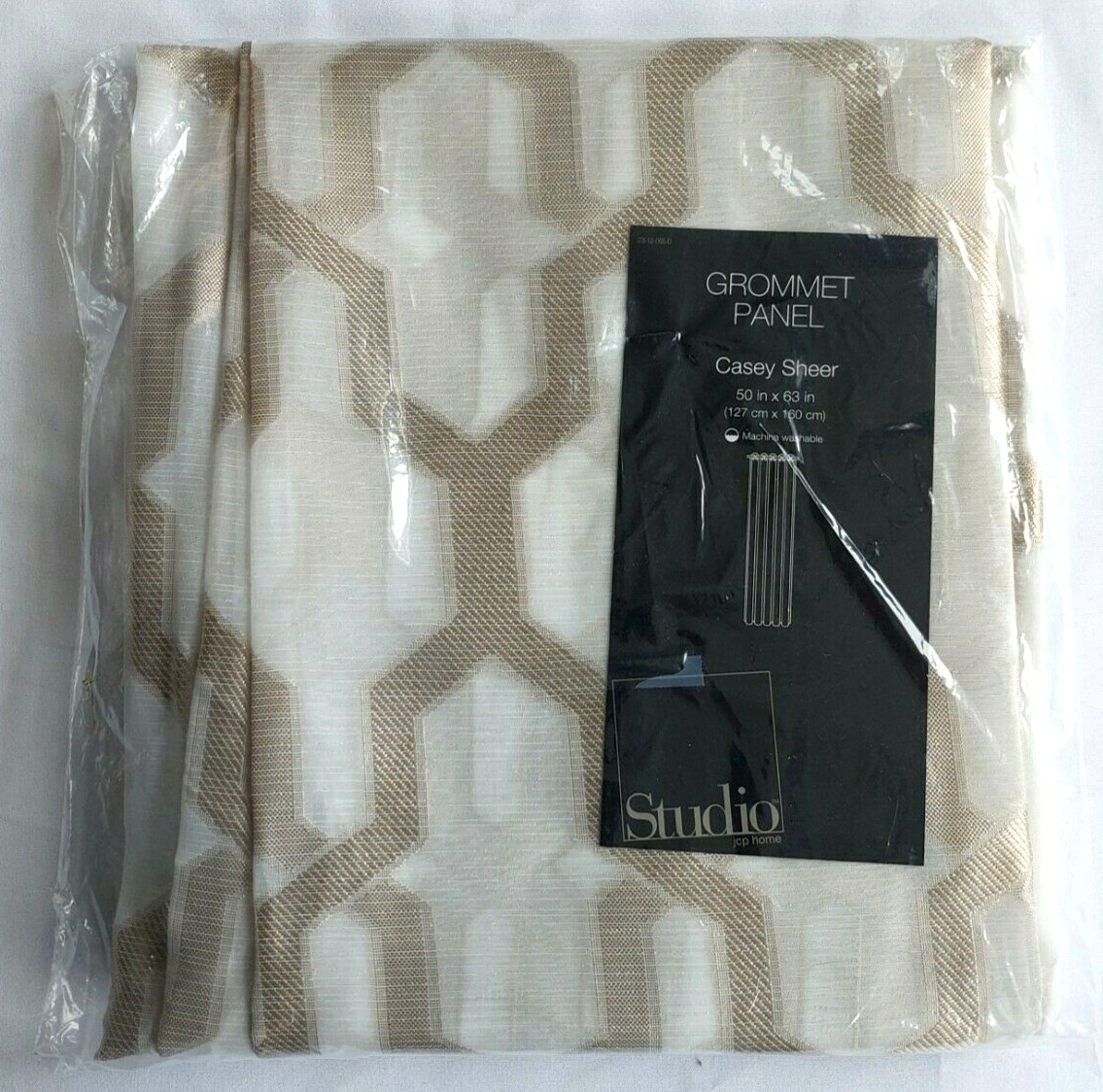 Studio Casey Sheer Porcelain Grommet Panel 50 x 63 in.