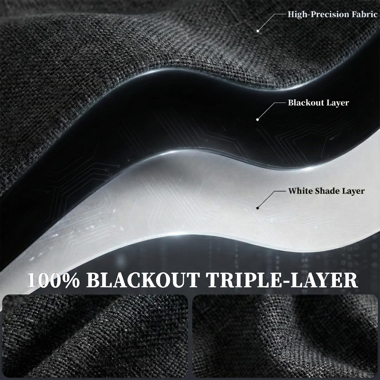 100% Blackout Tape Stick On Curtains Window Shades Pull Down Blackout Window …