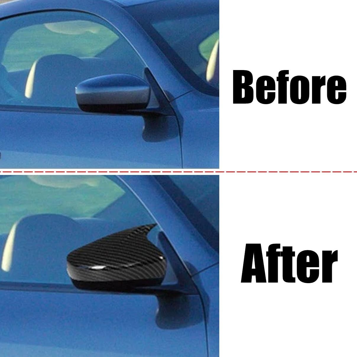 Rearview Side Mirror Cap Cover Trim For INFINITI G37 2008-2013, G25 2011-2012,