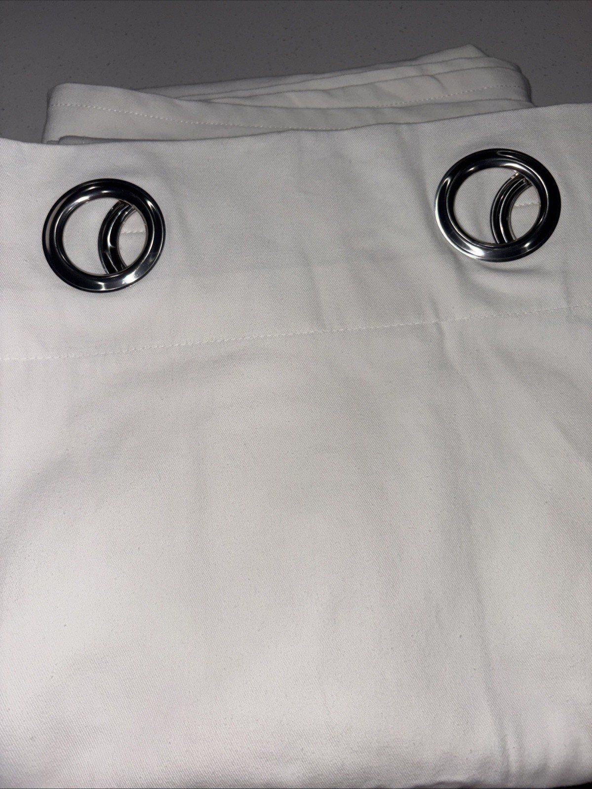 1 Pair Ikea Merete Grommet Top Curtains 57 X 98″. Beige