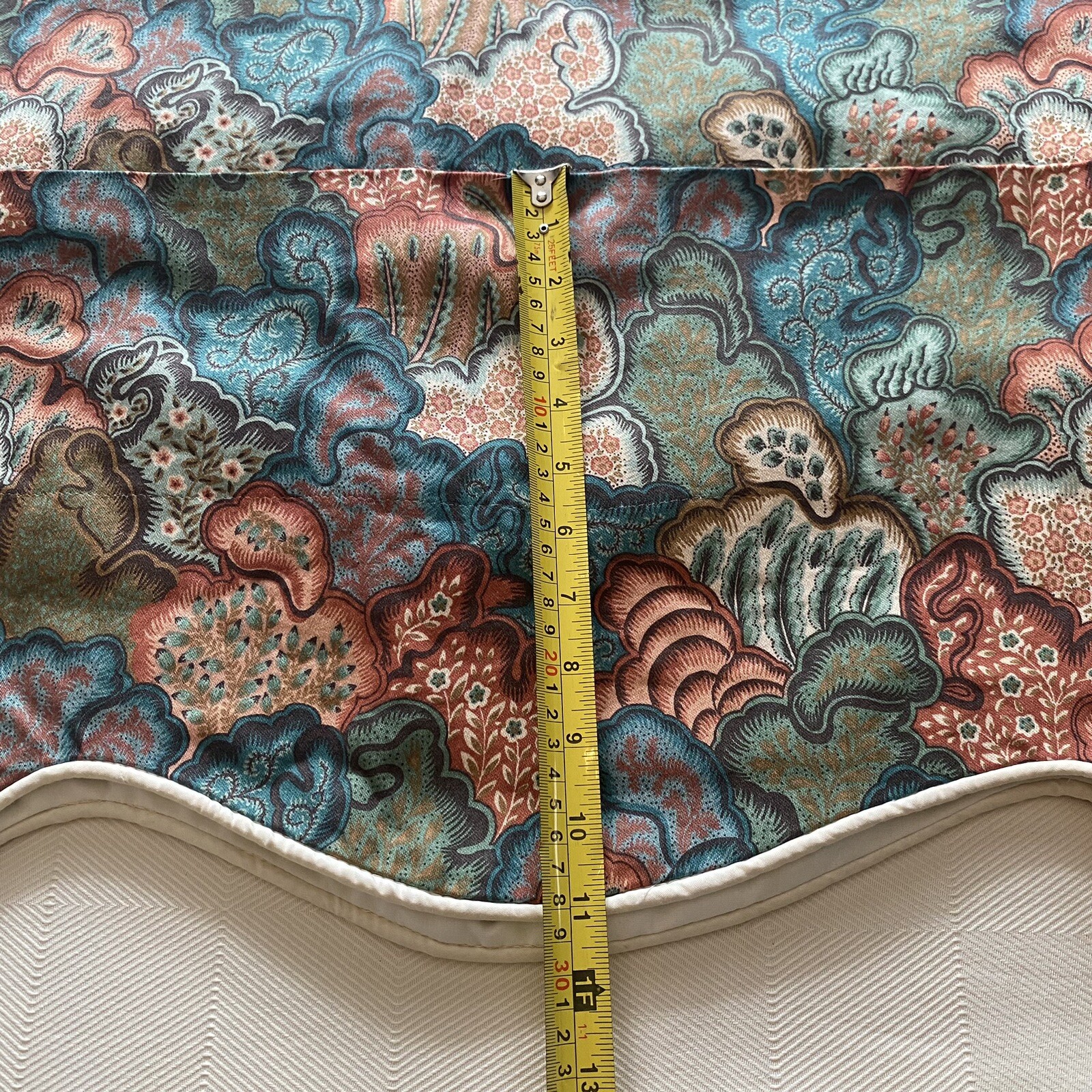 Waverly Fabric Henry Ford Greenfield Village Paisley Valances SET 3 52×11