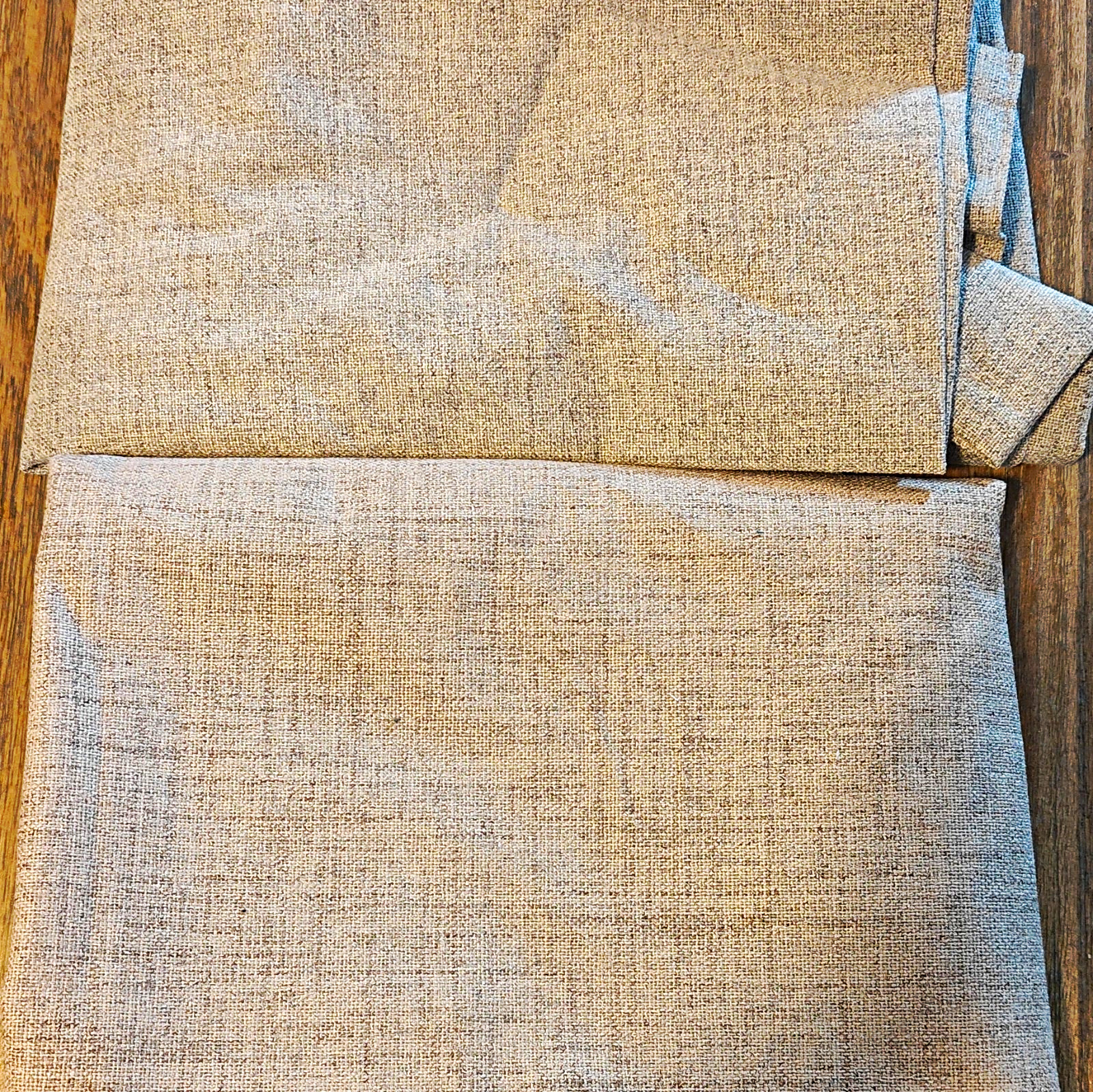 Joydeco Blackout Linen Curtains, 52″W x 96″L, Set of 2 — Thermal insulated