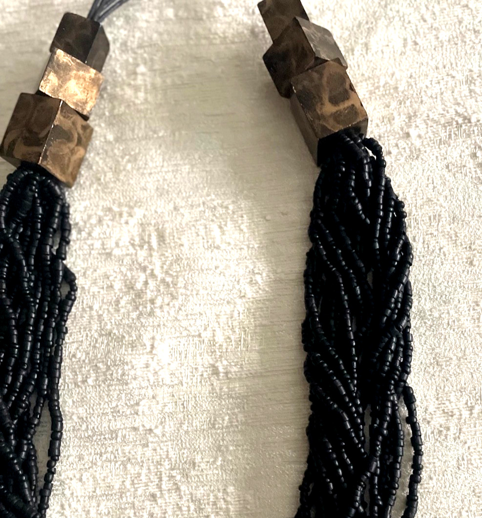 SAMUEL & SONS Custom Order Beaded Tie Back Curtain Rope Holder Art Deco