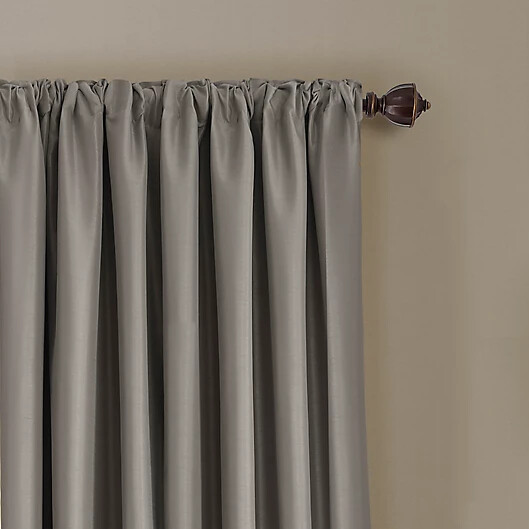 Room Darkening 84″ x 52″ Window Curtain 1 Single Panel All Seasons in Silver New