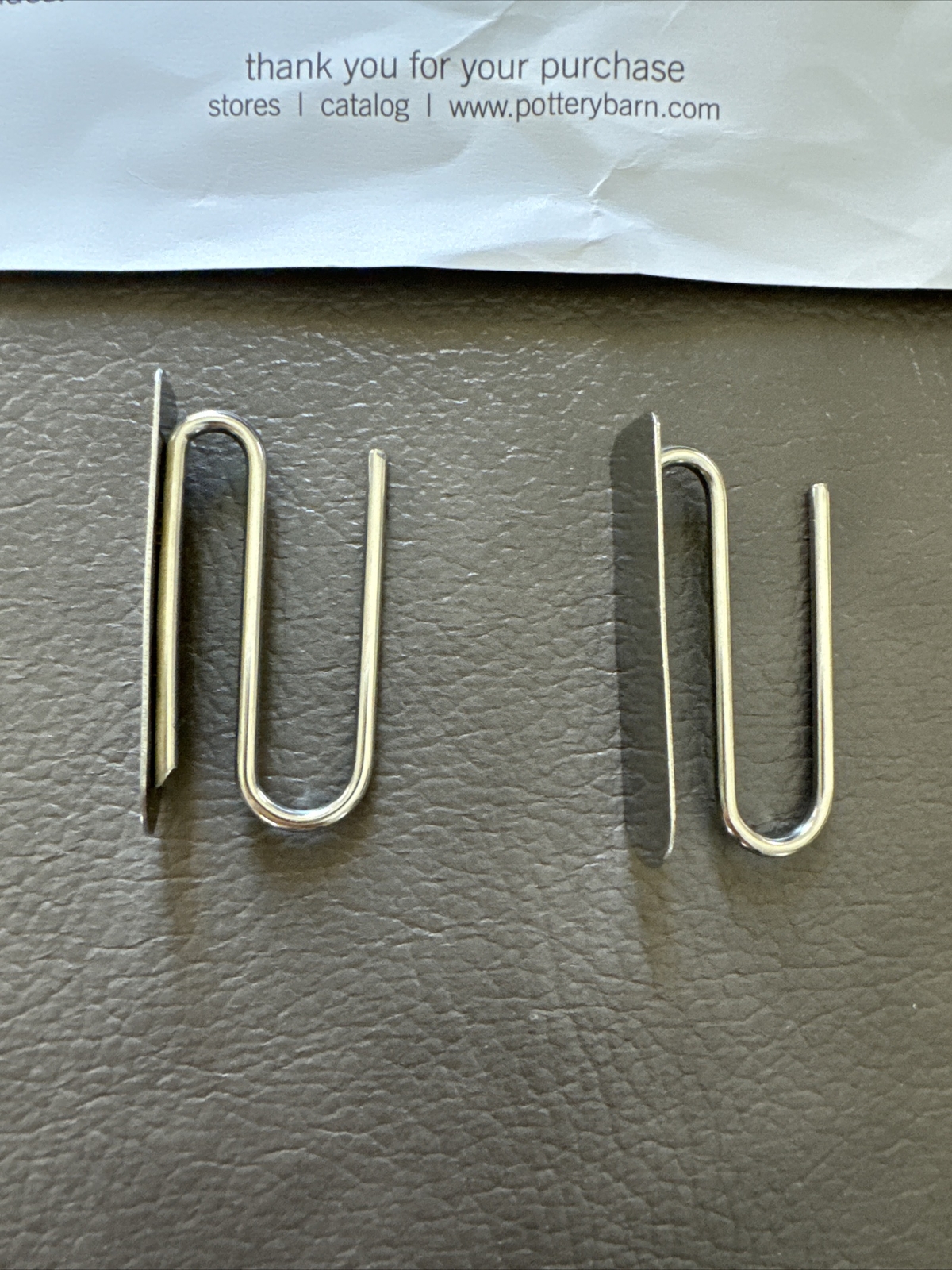 Pottery Barn (Set of 2) Drapery, Replacement Curtain Hooks 1.5 Inch FAST SHIP!