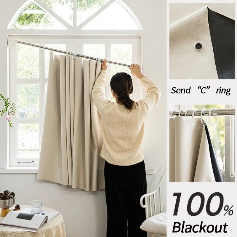 NEW THERMAL BLACKOUT CURTAINS Eyelet Ring Top OR Pencil Pleat FREE Tie backs