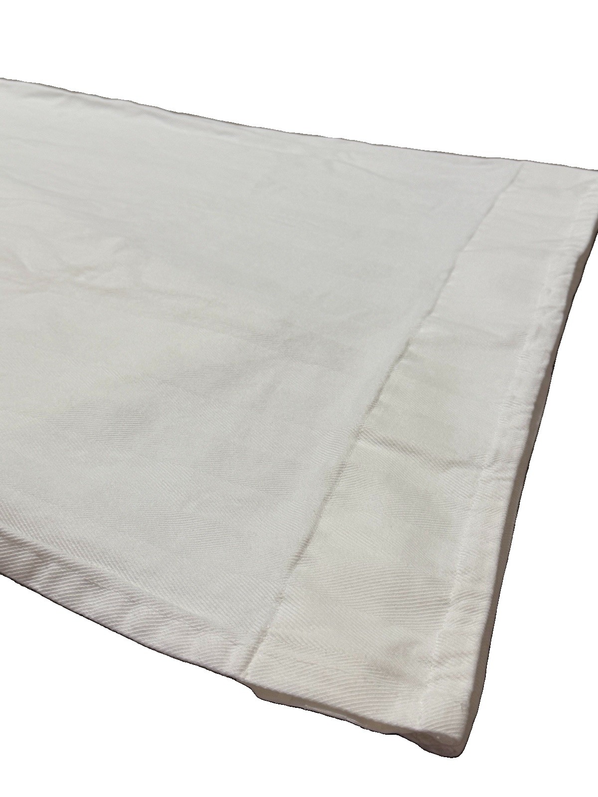 Set of 6 Ikea Tibast Curtains Warm White Herringbone Texture 92″ Long Lot Panels