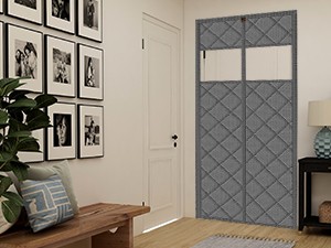 Magnetic Thermal Door Curtain, 36 X 80 Inch Insulated Door Cover Thickened