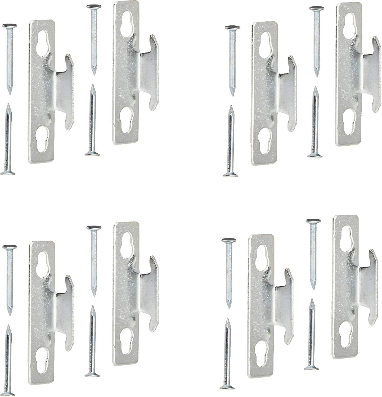 Mfg KN851 Single Curtain Rod Bracket, 4 Pack