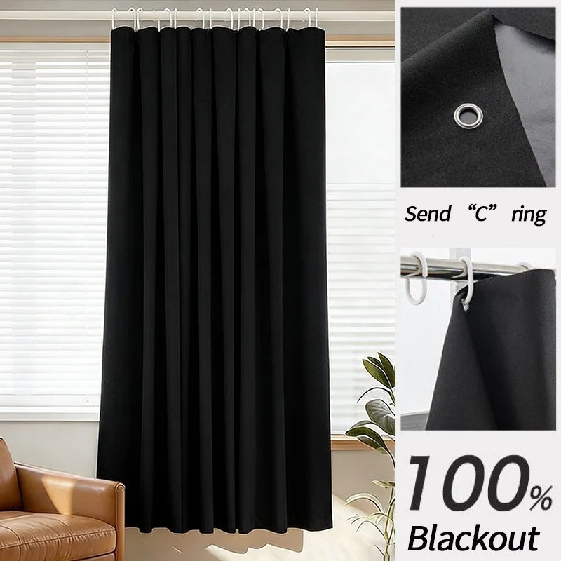 NEW THERMAL BLACKOUT CURTAINS Eyelet Ring Top OR Pencil Pleat FREE Tie backs
