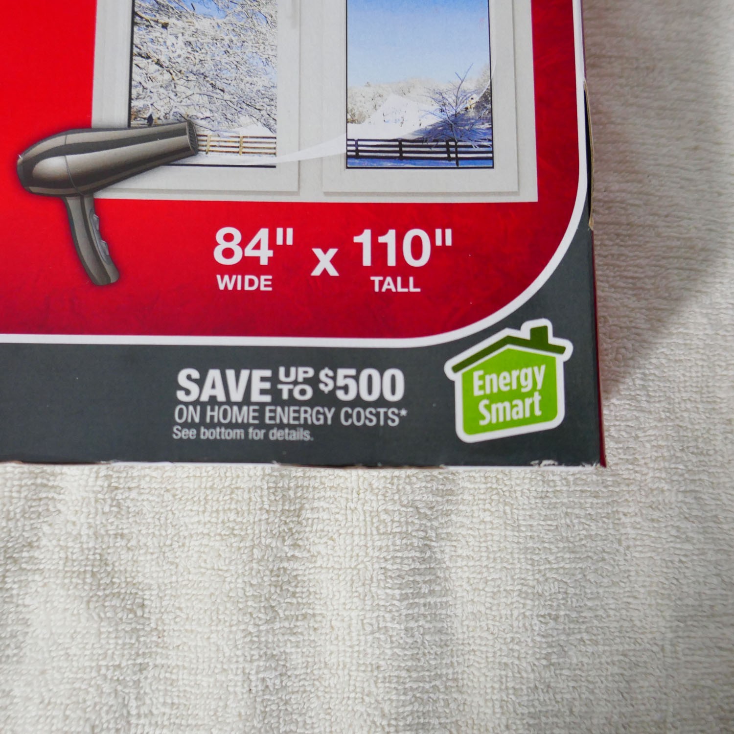 Frost King Clear Shrink Indoor Patio Door Insulator Kit 84 in. W X 110 in. L