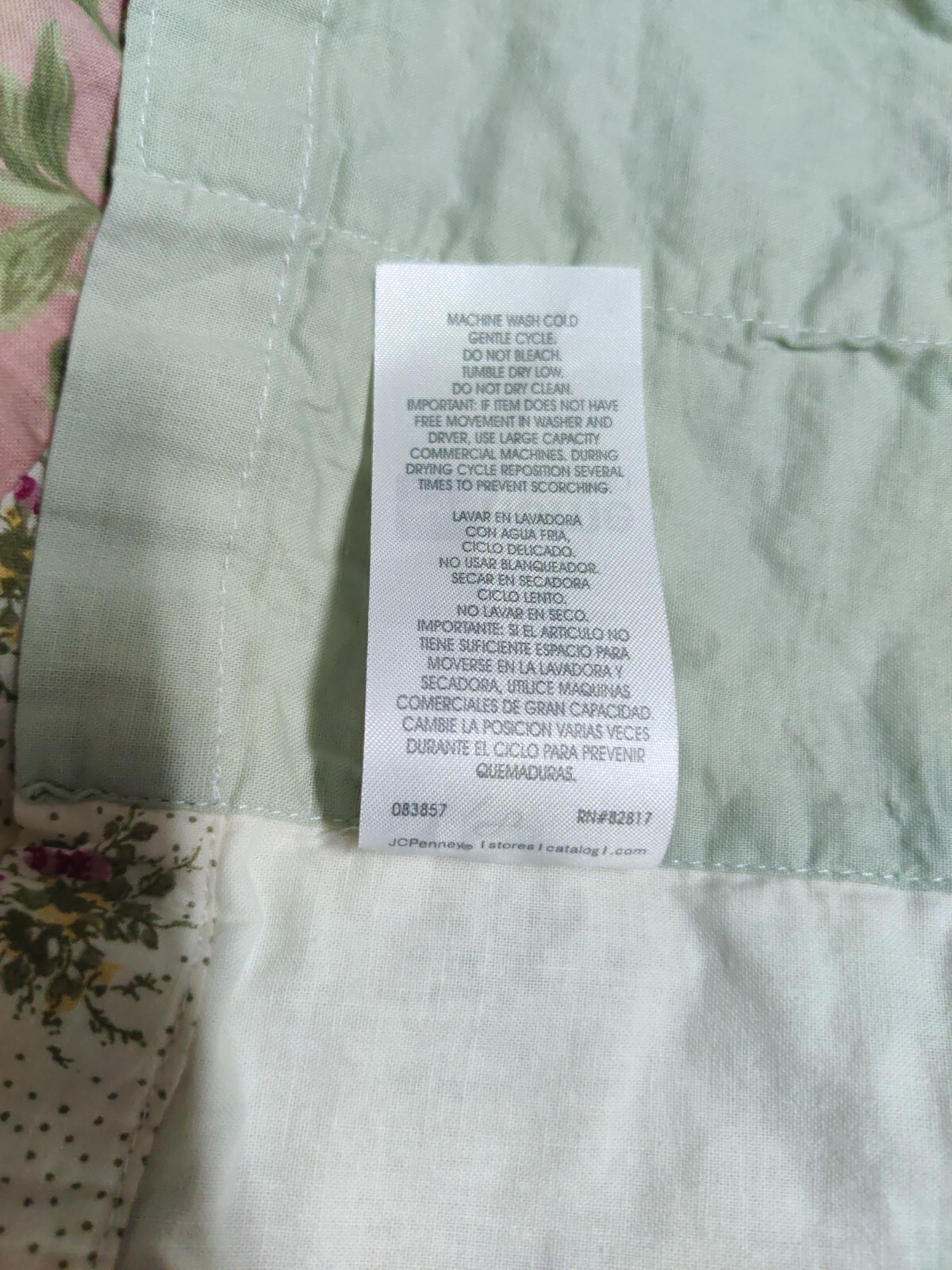 Single JCPenney’s HOME Patchwork Floral Valance French Country 18″X82″