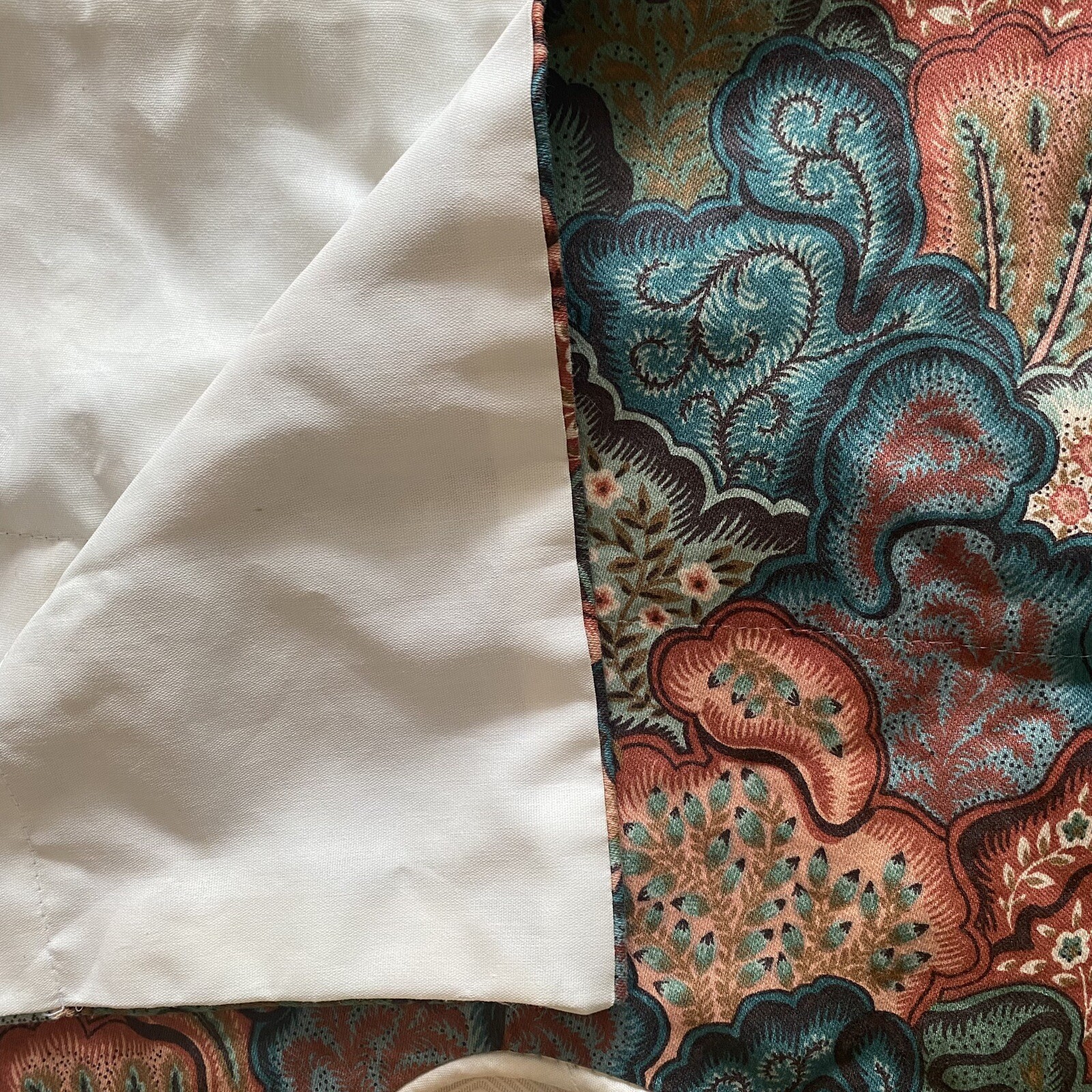 Waverly Fabric Henry Ford Greenfield Village Paisley Valances SET 3 52×11
